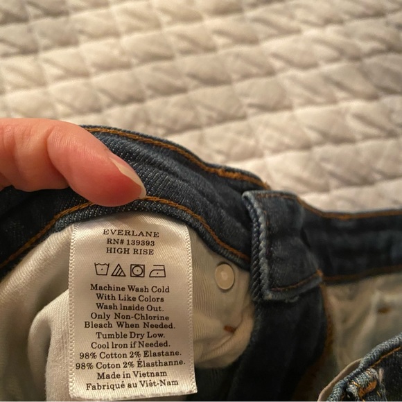 Everlane The Authentic Stretch High-Rise Skinny Size 26 Ankle - Picture 10 of 10